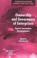 Ownership and Governance of Enterprises: Recent Innovative Developments (Studies in Development Economics and Policy) артикул 11756c.